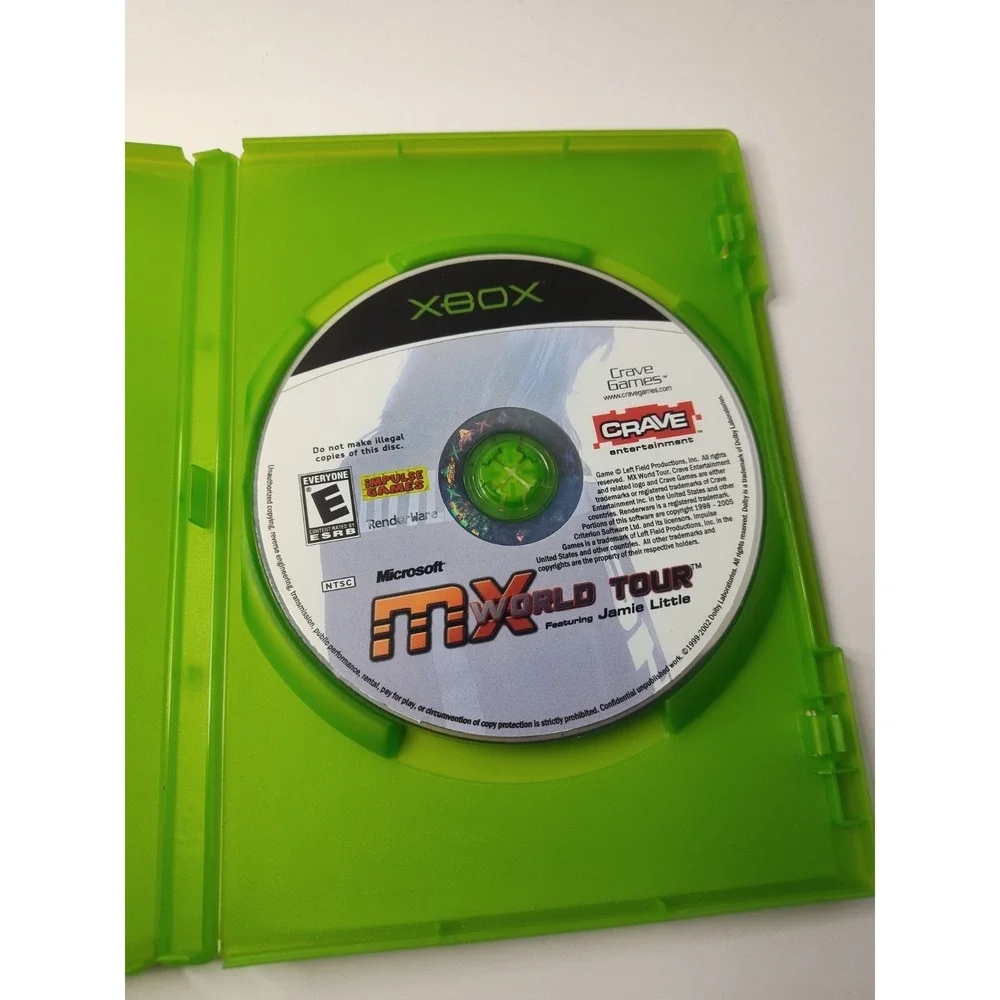 MX world tour Xbox video game Complete Tested